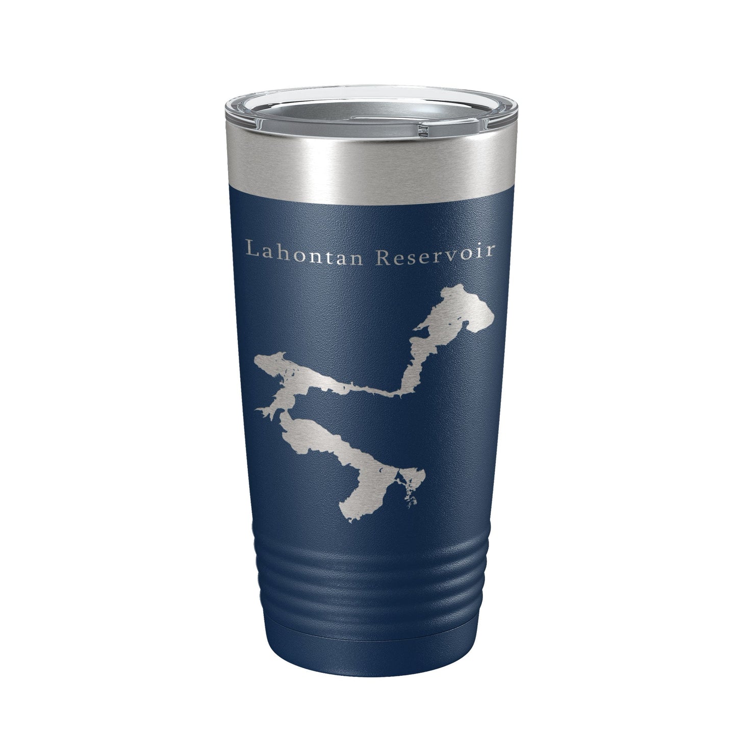 Lahontan Reservoir Tumbler Lake Map Travel Mug Insulated Laser Engraved Coffee Cup Nevada 20 oz-8