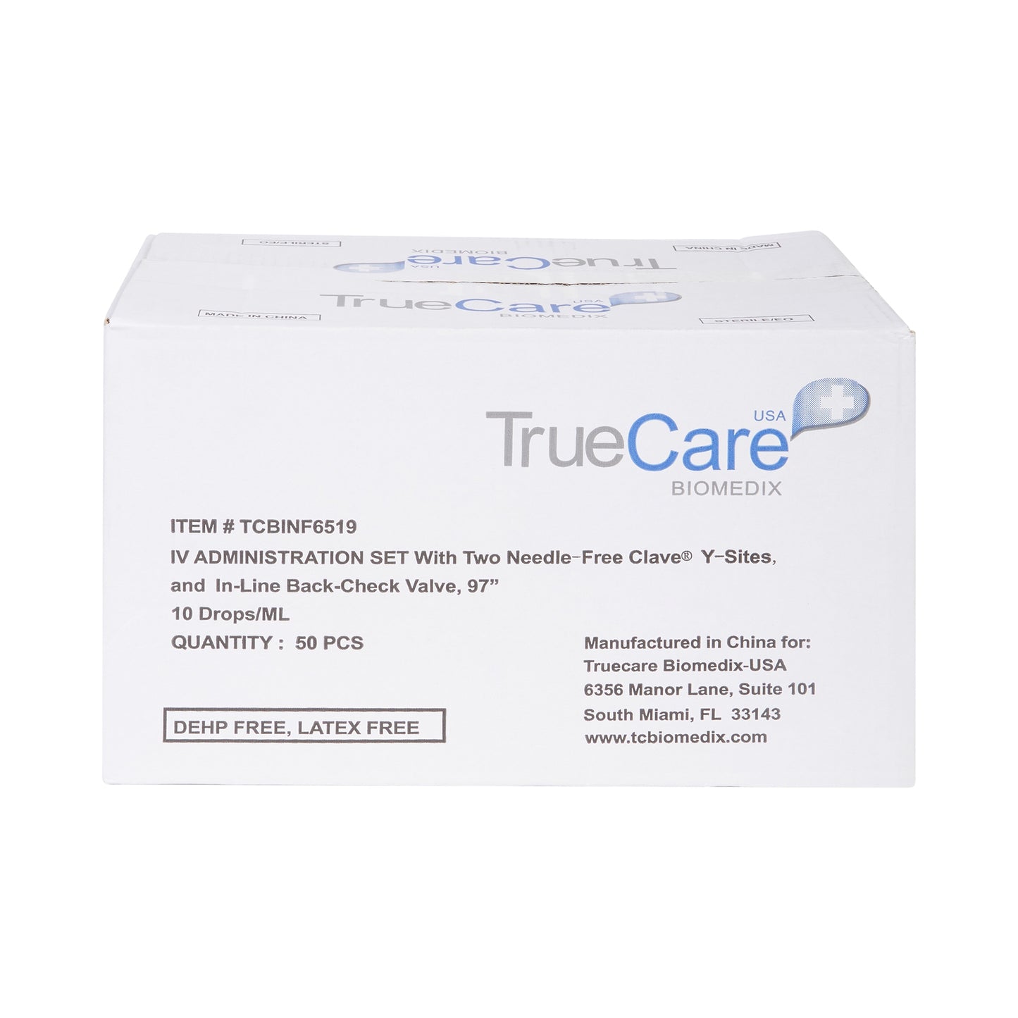 IV Pump Set McKesson Pump 2 Ports 10 Drops / mL Drip Rate Without Filter 97 Inch Tubing Solution Without Flow Regulator