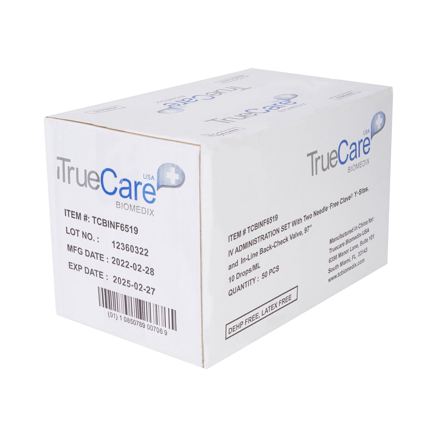 IV Pump Set McKesson Pump 2 Ports 10 Drops / mL Drip Rate Without Filter 97 Inch Tubing Solution Without Flow Regulator