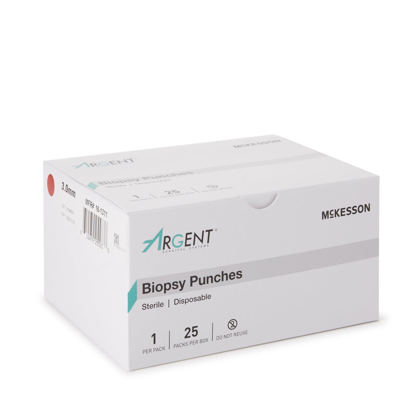 Biopsy Punch McKesson Argent™ Dermal 3 mm