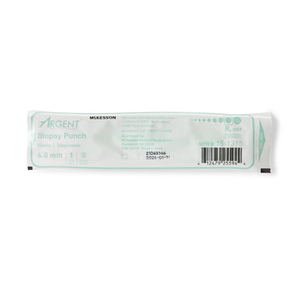 Biopsy Punch McKesson Argent™ Dermal 6 mm