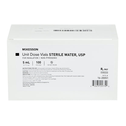 McKesson Sterile Water Liquid 5 mL