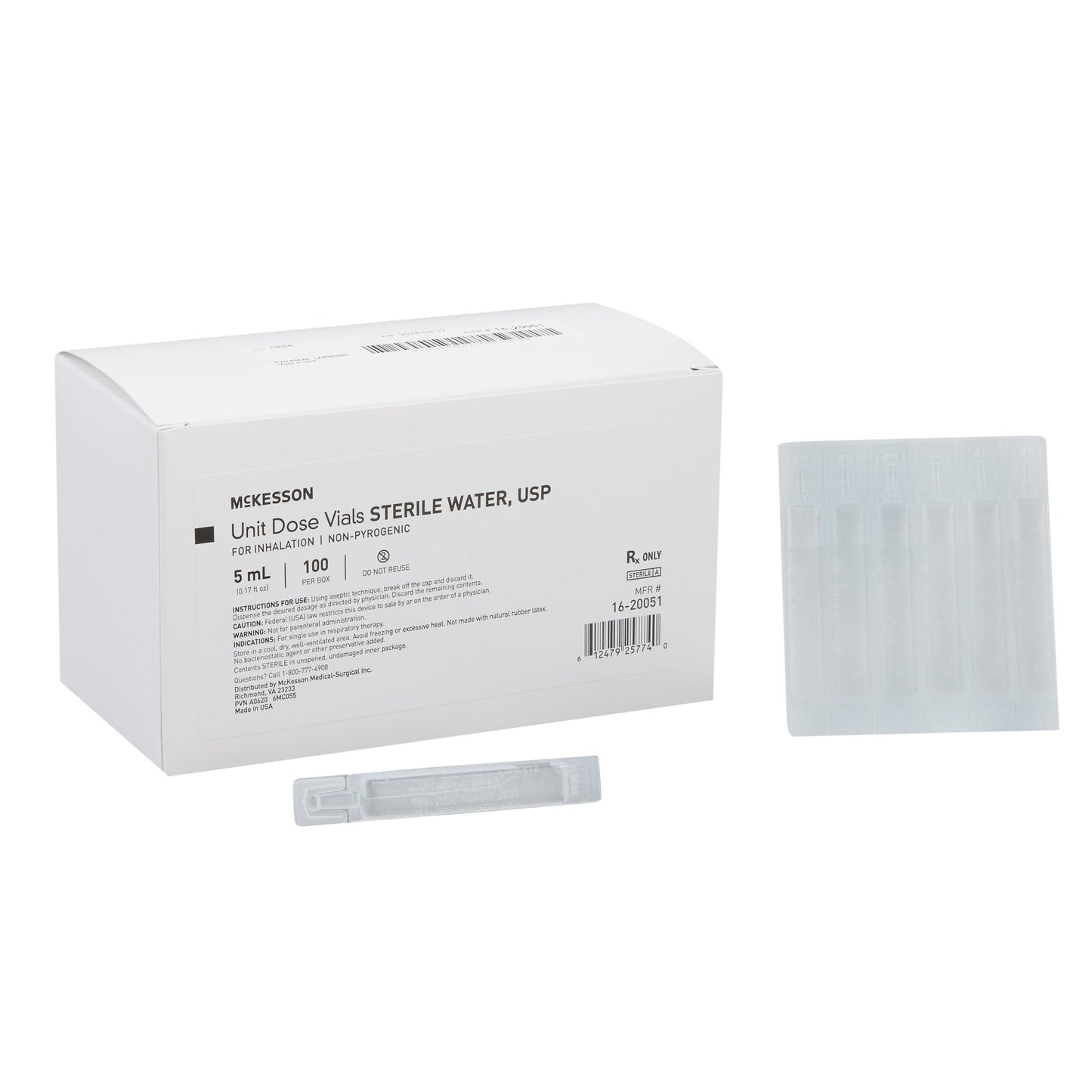 McKesson Sterile Water Liquid 5 mL