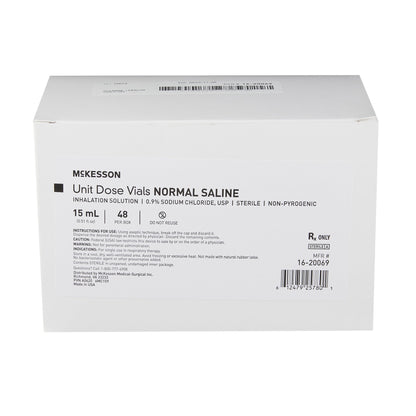 McKesson Sodium Chloride, Preservative Free 0.9% Solution 15 mL