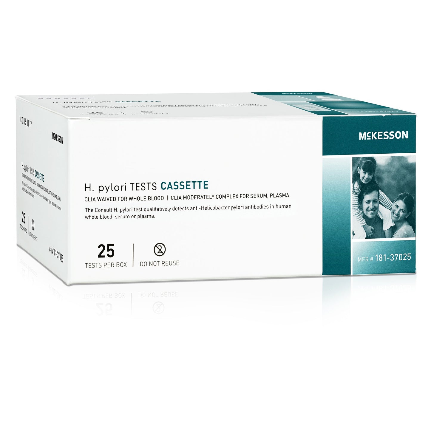 H. Pylori Test Kit McKesson Consult™ H. Pylori 25 Tests CLIA Waived Sample Dependent