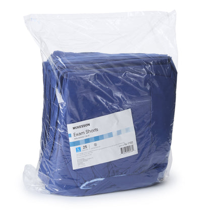 Exam Shorts McKesson Large Blue SMS Adult Disposable
