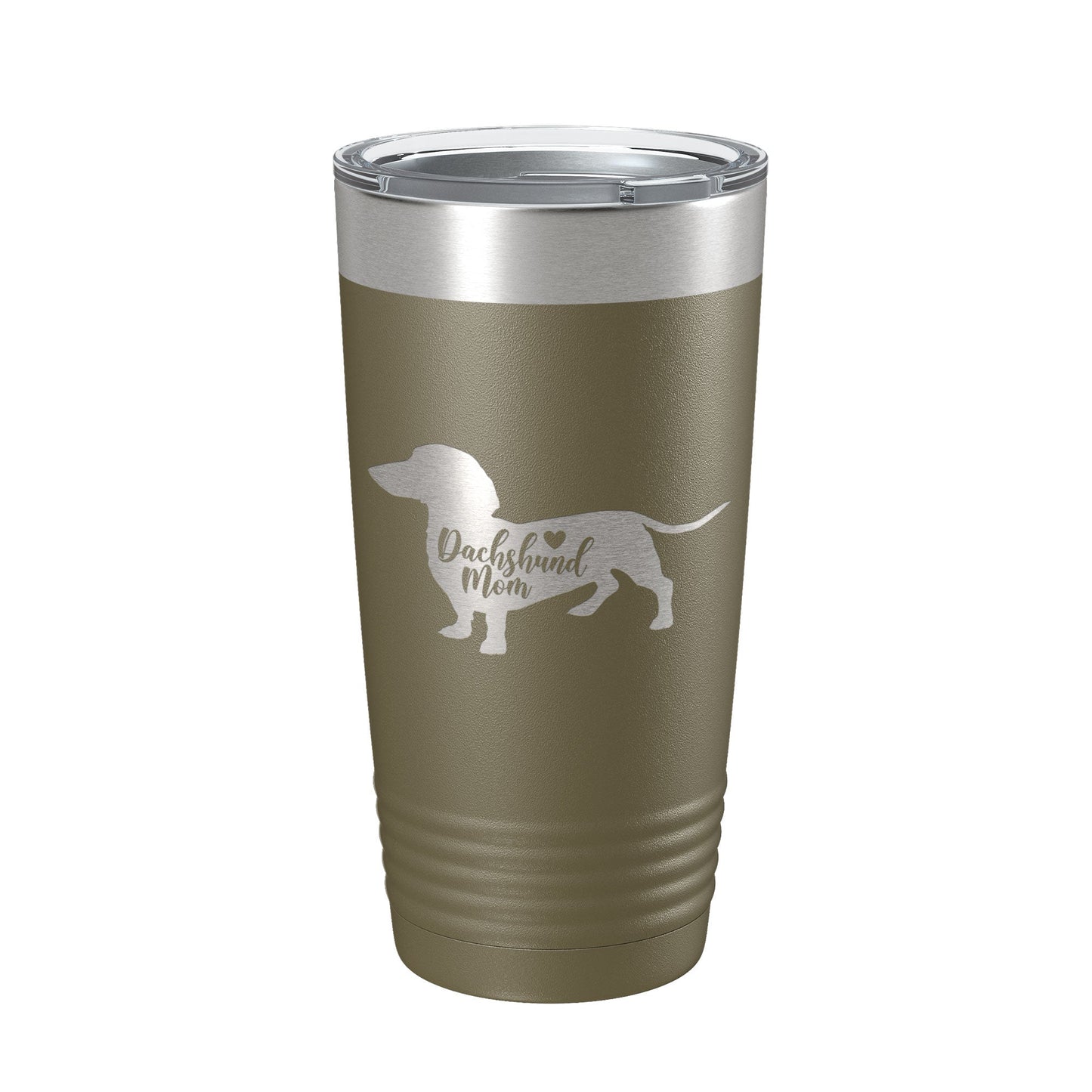 Dachshund Mom Tumbler Dog Travel Mug Gift Insulated Laser Engraved Coffee Cup 20 oz-21
