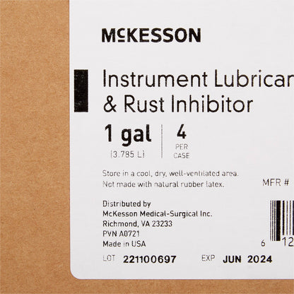 Instrument Lubricant McKesson Liquid 1 gal. Jug