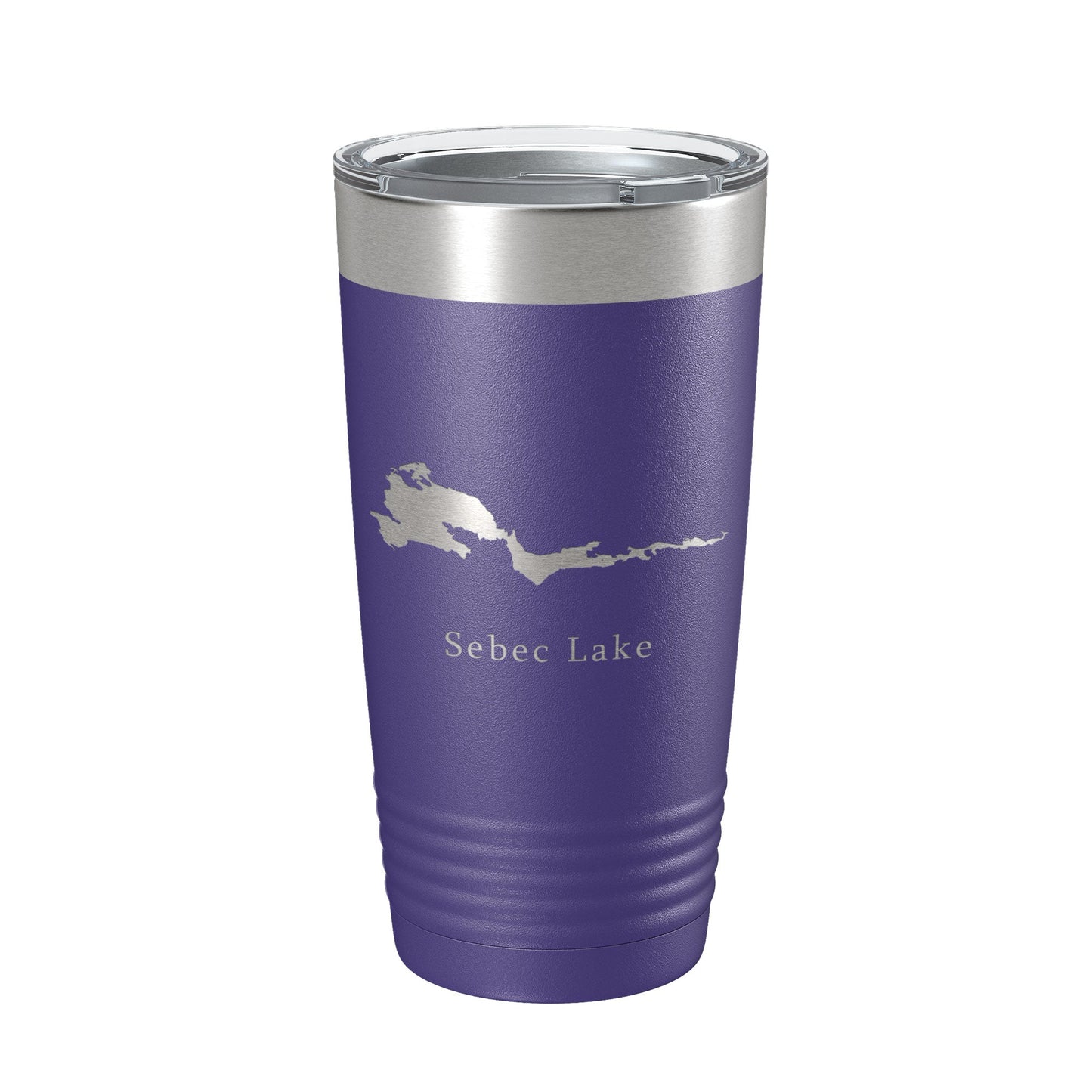 Sebec Lake Map Tumbler Travel Mug Insulated Laser Engraved Coffee Cup Maine 20 oz-15