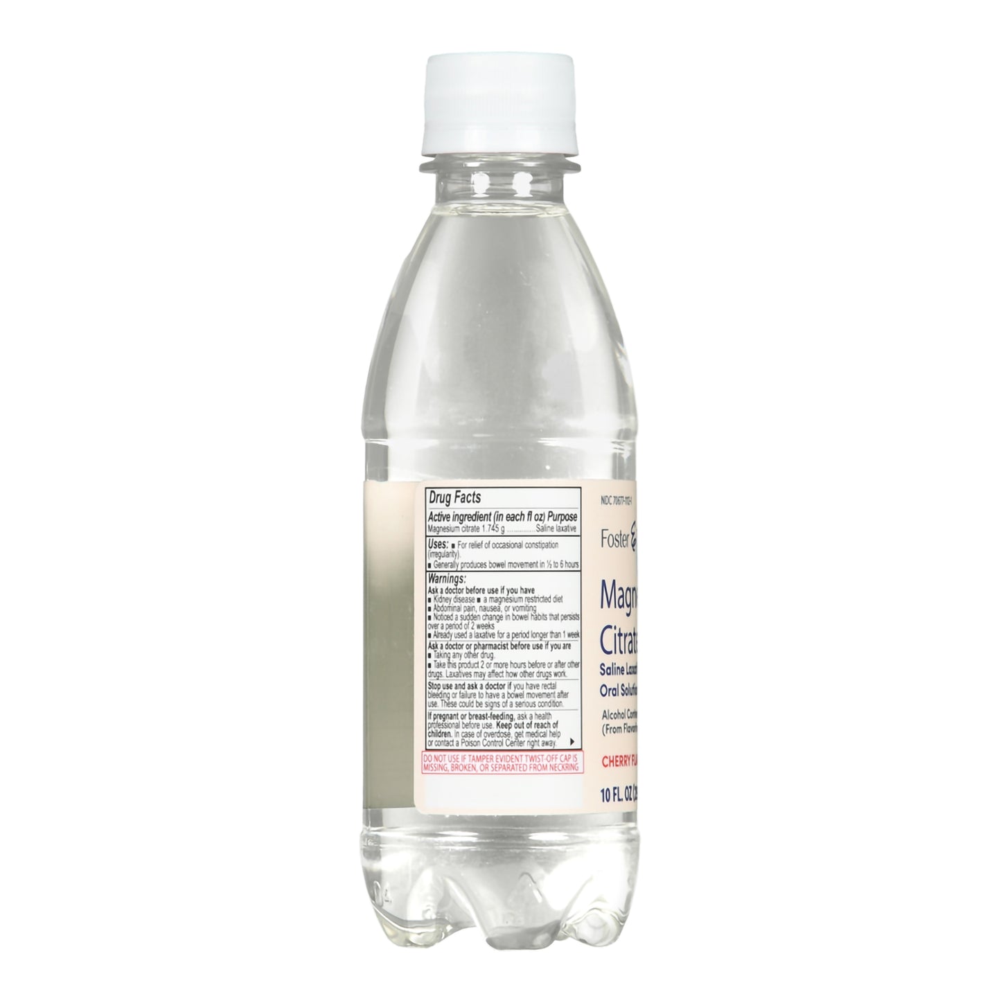 Laxative Foster & Thrive™ Cherry Flavor Oral Solution 10 oz. Magnesium Citrate