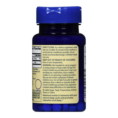 Natural Sleep Aid Foster & Thrive™ 120 per Bottle Tablet 3 mg Strength