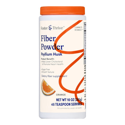 Fiber Supplement Foster & Thrive™ Orange Flavor Powder 10 oz. Psyllium Husk