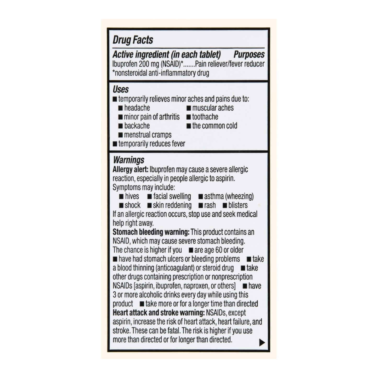 Pain Relief Foster & Thrive™ 200 mg Strength Ibuprofen Tablet 100 per Bottle