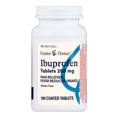 Pain Relief Foster & Thrive™ 200 mg Strength Ibuprofen Tablet 100 per Bottle