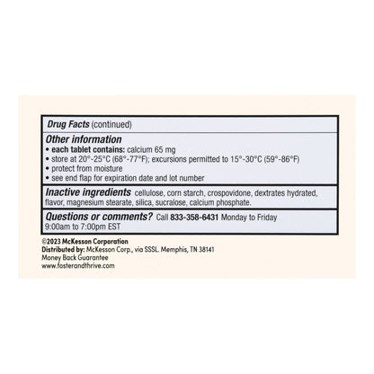 Gas Relief Foster & Thrive™ 80 mg Strength Chewable Tablet 100 Tablets