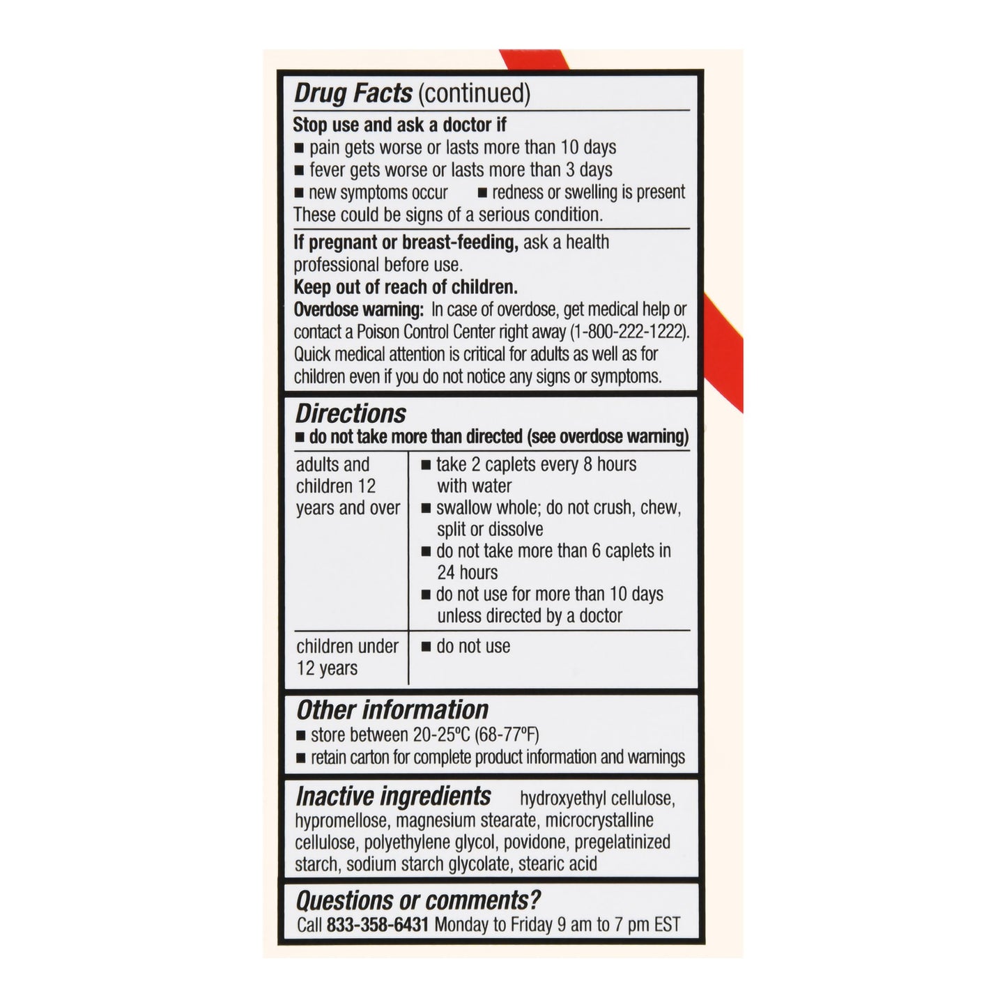 Pain Relief Foster & Thrive™ 650 mg Strength Acetaminophen Capsule 100 Per Bottle