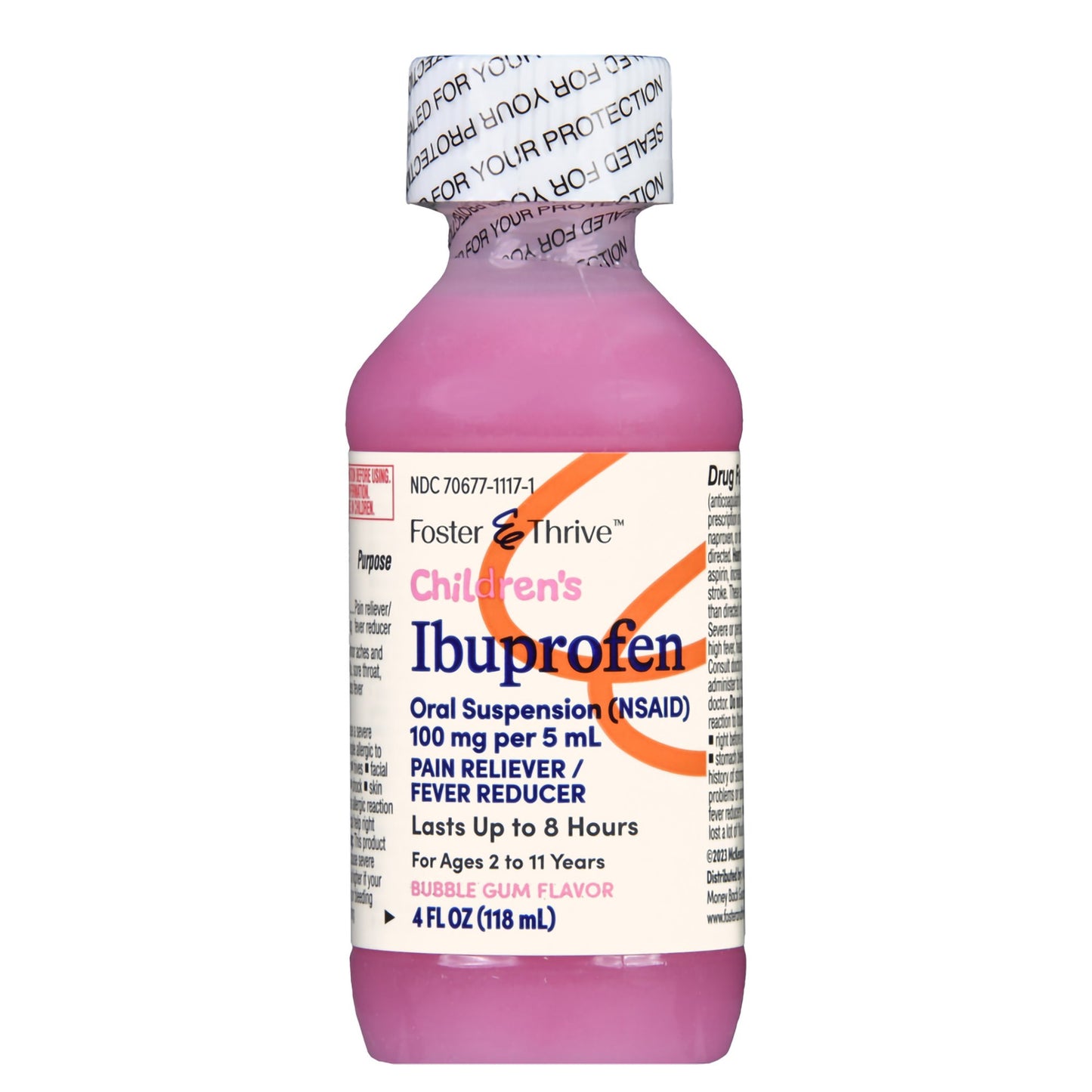 Children's Pain Relief Foster & Thrive™ 100 mg / 5 mL Strength Ibuprofen Oral Suspension 4 oz.