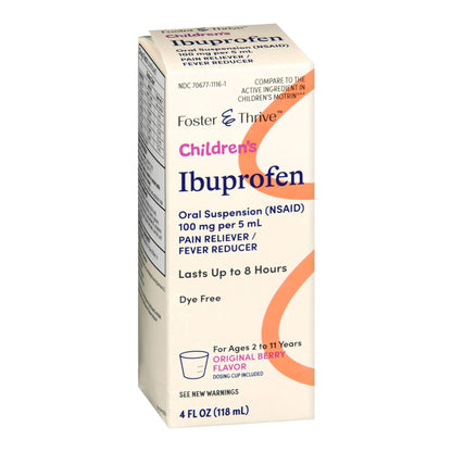 Children's Pain Relief Foster & Thrive™ 100 mg / 5 mL Strength Ibuprofen Oral Suspension 4 oz.