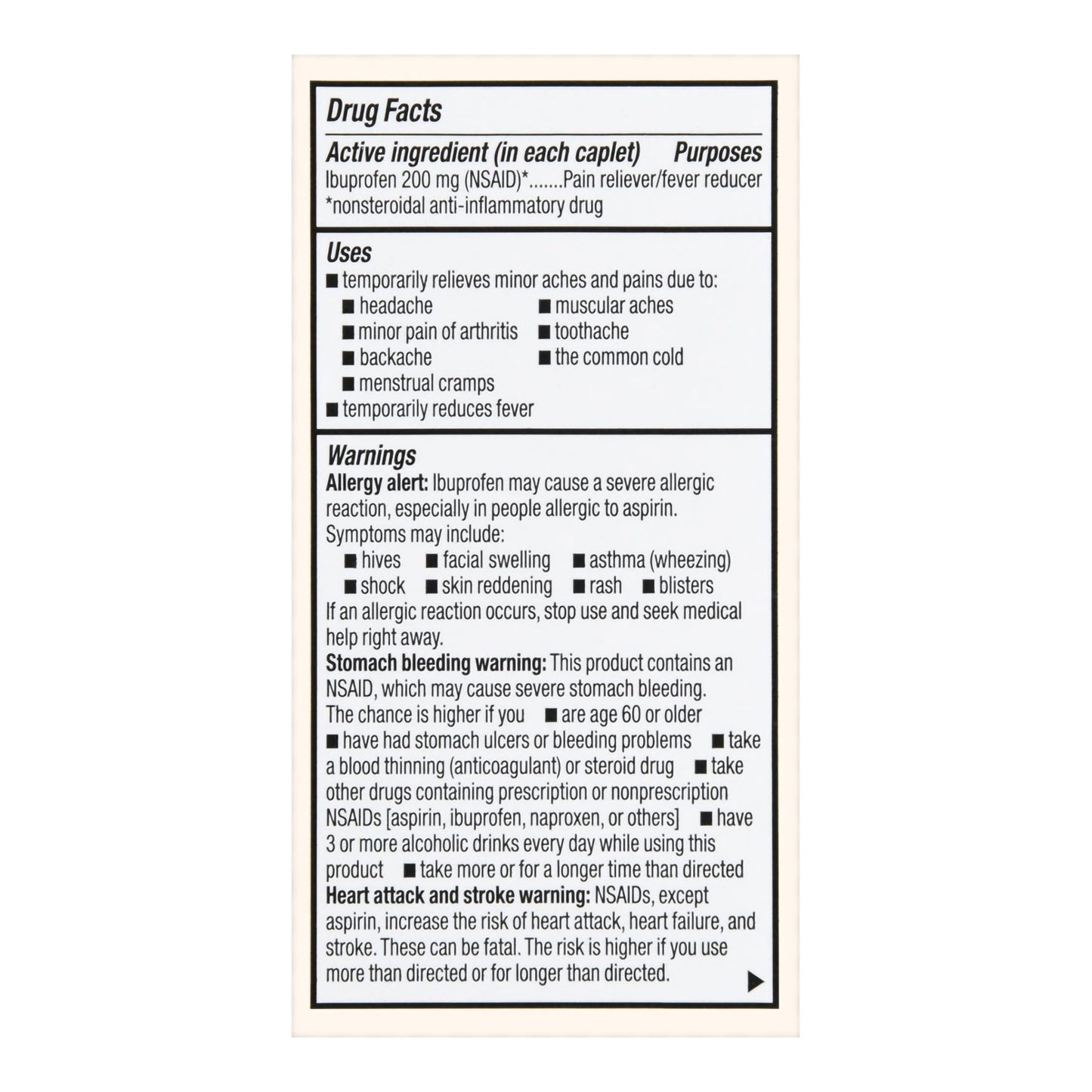 Pain Relief Foster & Thrive™ 200 mg Strength Ibuprofen Caplet 100 per Bottle