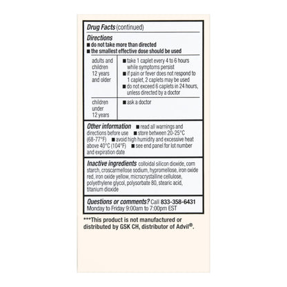 Pain Relief Foster & Thrive™ 200 mg Strength Ibuprofen Caplet 100 per Bottle