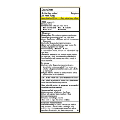 Children's Pain Relief Foster & Thrive™ 160 mg / 5 mL Strength Acetaminophen Oral Suspension 4 oz.