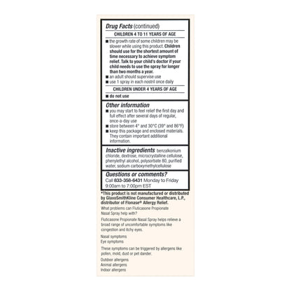 Allergy Relief Foster & Thrive™ 50 mcg Strength Nasal Spray 144 Metered Sprays