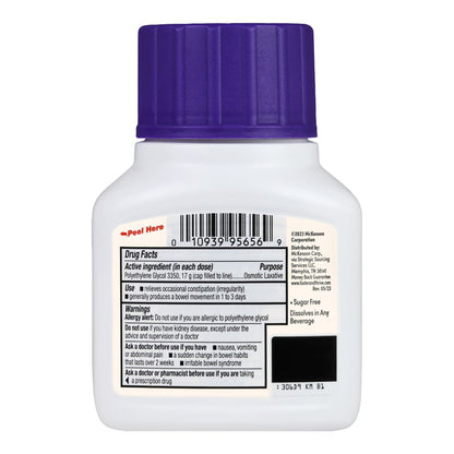 Laxative Foster & Thrive™ Powder 4.1 oz. 17 Gram Strength Polyethylene Glycol 3350