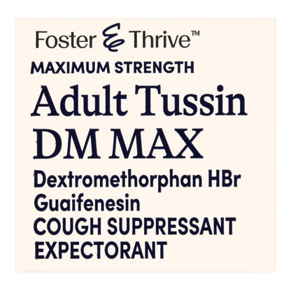 Cold and Cough Relief Foster & Thrive™ 20 mg; 400 mg / 20 mL Strength Liquid 4 oz.