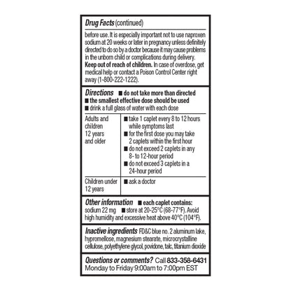 Pain Relief Foster & Thrive™ 220 mg Strength Naproxen Sodium Tablet 50 per Bottle