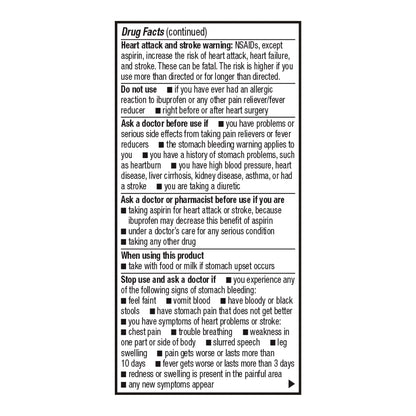 Pain Relief Foster & Thrive™ 200 mg Strength Ibuprofen Tablet 50 per Bottle