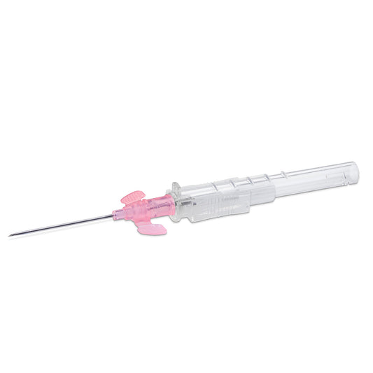 Peripheral IV Catheter Prevent® SLS 20 Gauge 1 Inch Polyurethane Winged Hub Non Blood Control Sliding Safety