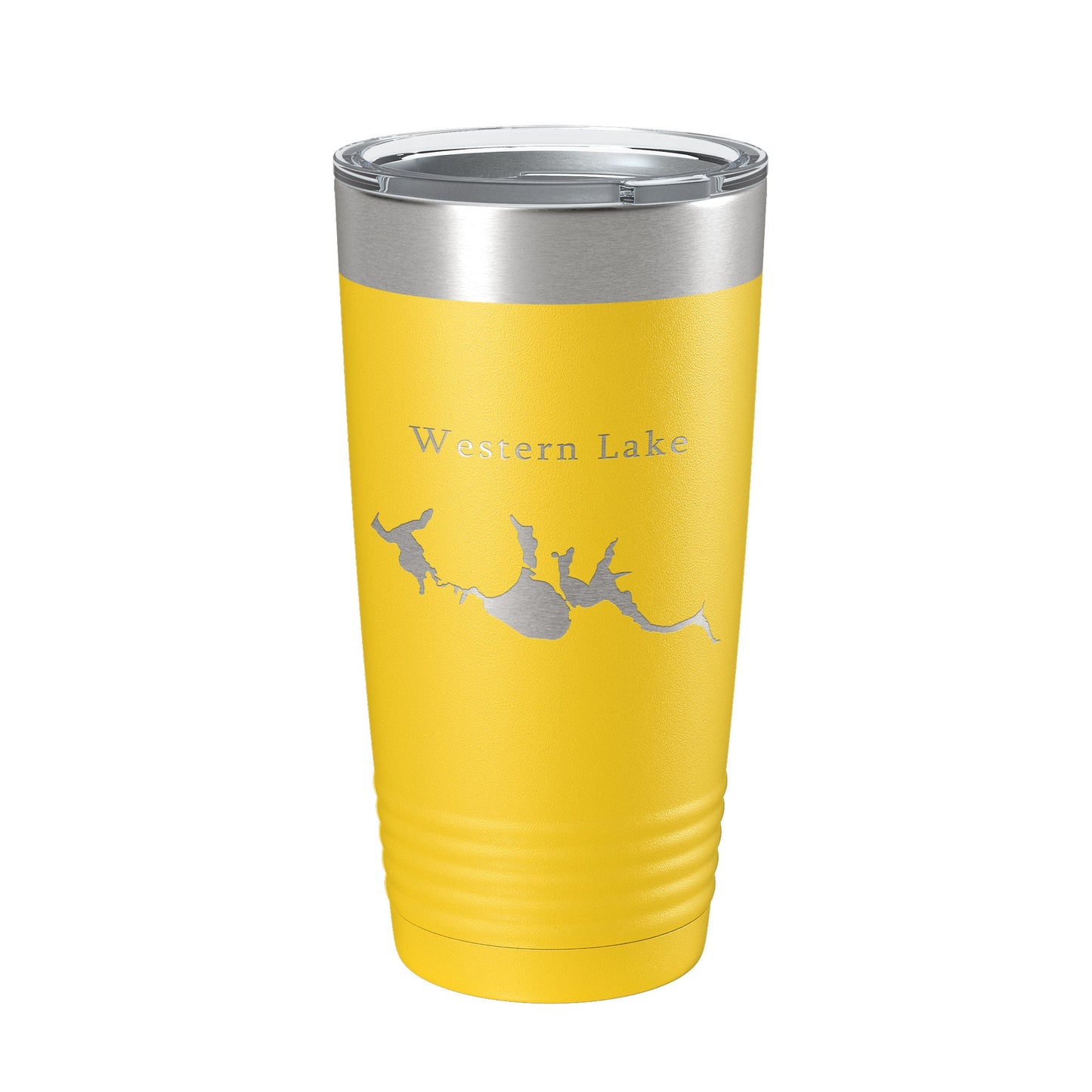 Western Lake Map Tumbler Travel Mug Insulated Laser Engraved Coffee Cup Florida 20 oz-19