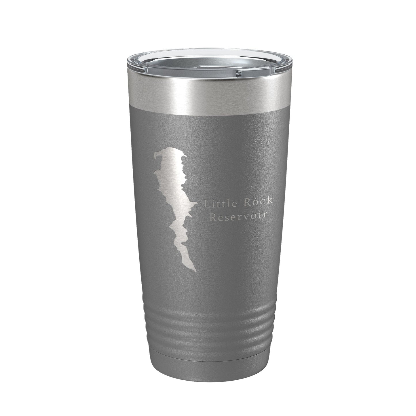 Little Rock Reservoir Tumbler Lake Map Travel Mug Insulated Laser Engraved Coffee Cup California 20 oz-16