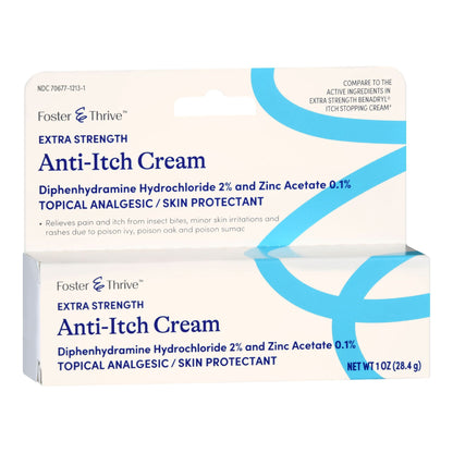Itch Relief Foster & Thrive™ 2% - 0.1% Strength Cream 1 oz. Tube