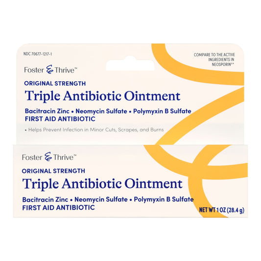 First Aid Antibiotic Bacitracin / Neomycin / Polymyxin B Foster & Thrive™ Ointment 1 oz. Tube