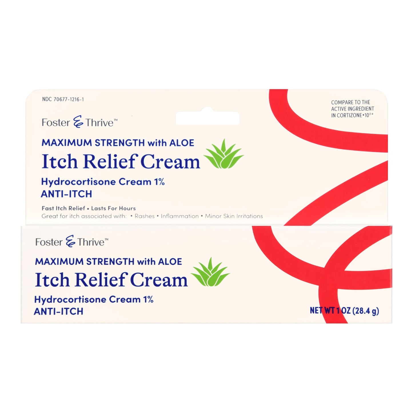 Itch Relief Foster & Thrive™ 1% Strength Cream 1 oz. Tube