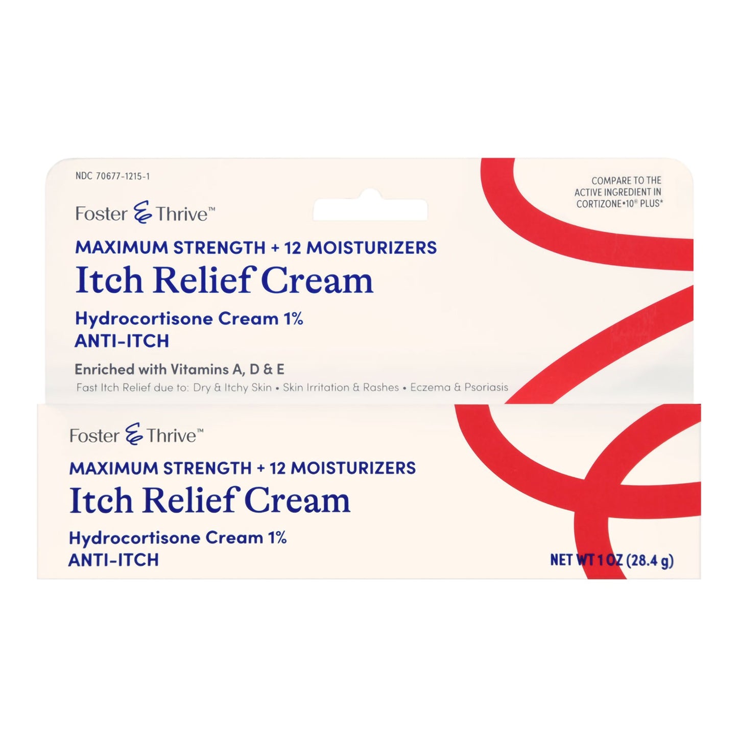 Itch Relief Foster & Thrive™ 1% Strength Cream 1 oz. Tube