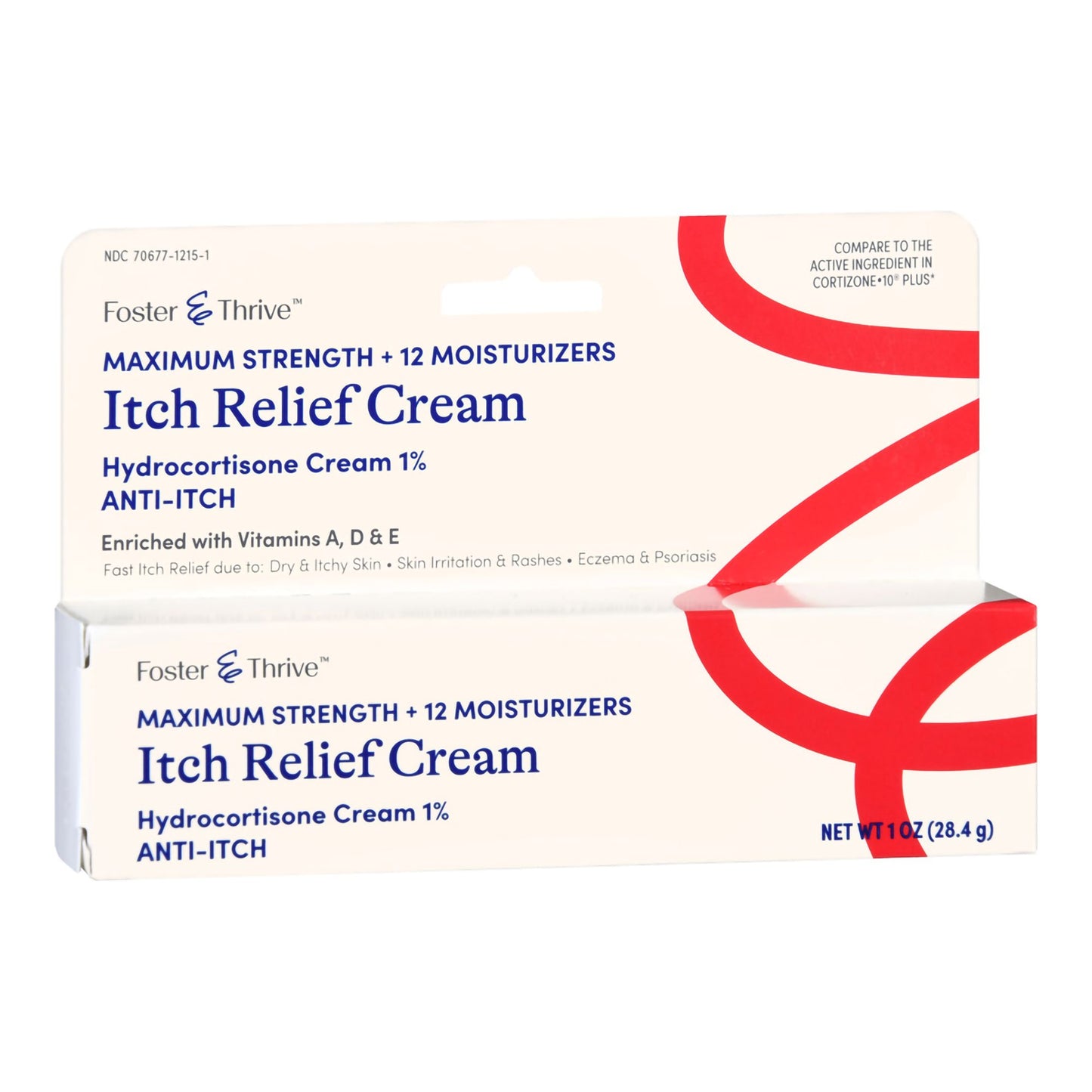 Itch Relief Foster & Thrive™ 1% Strength Cream 1 oz. Tube