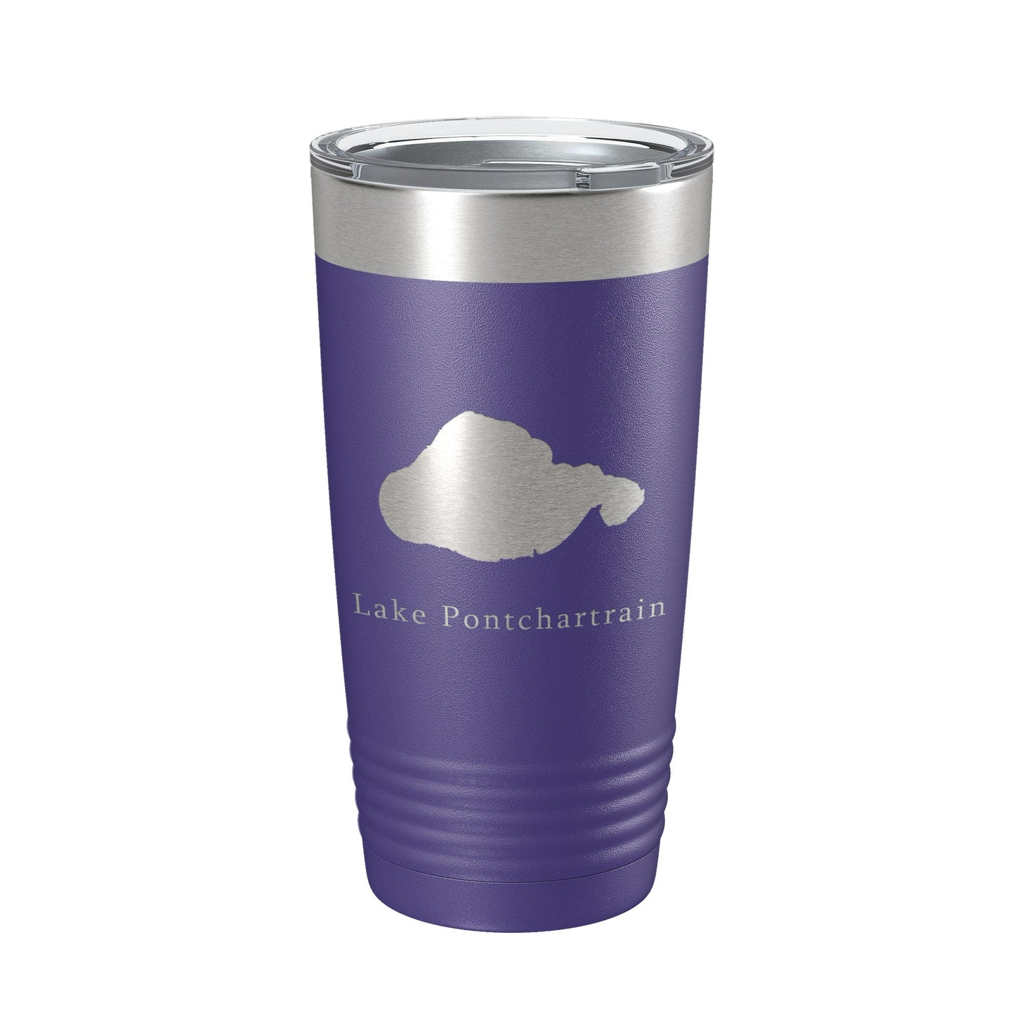 Lake Pontchartrain Map Tumbler Travel Mug Insulated Laser Engraved Coffee Cup New Orleans, Louisiana 20 oz-15