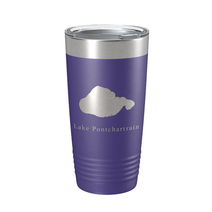 Lake Pontchartrain Map Tumbler Travel Mug Insulated Laser Engraved Coffee Cup New Orleans, Louisiana 20 oz-15