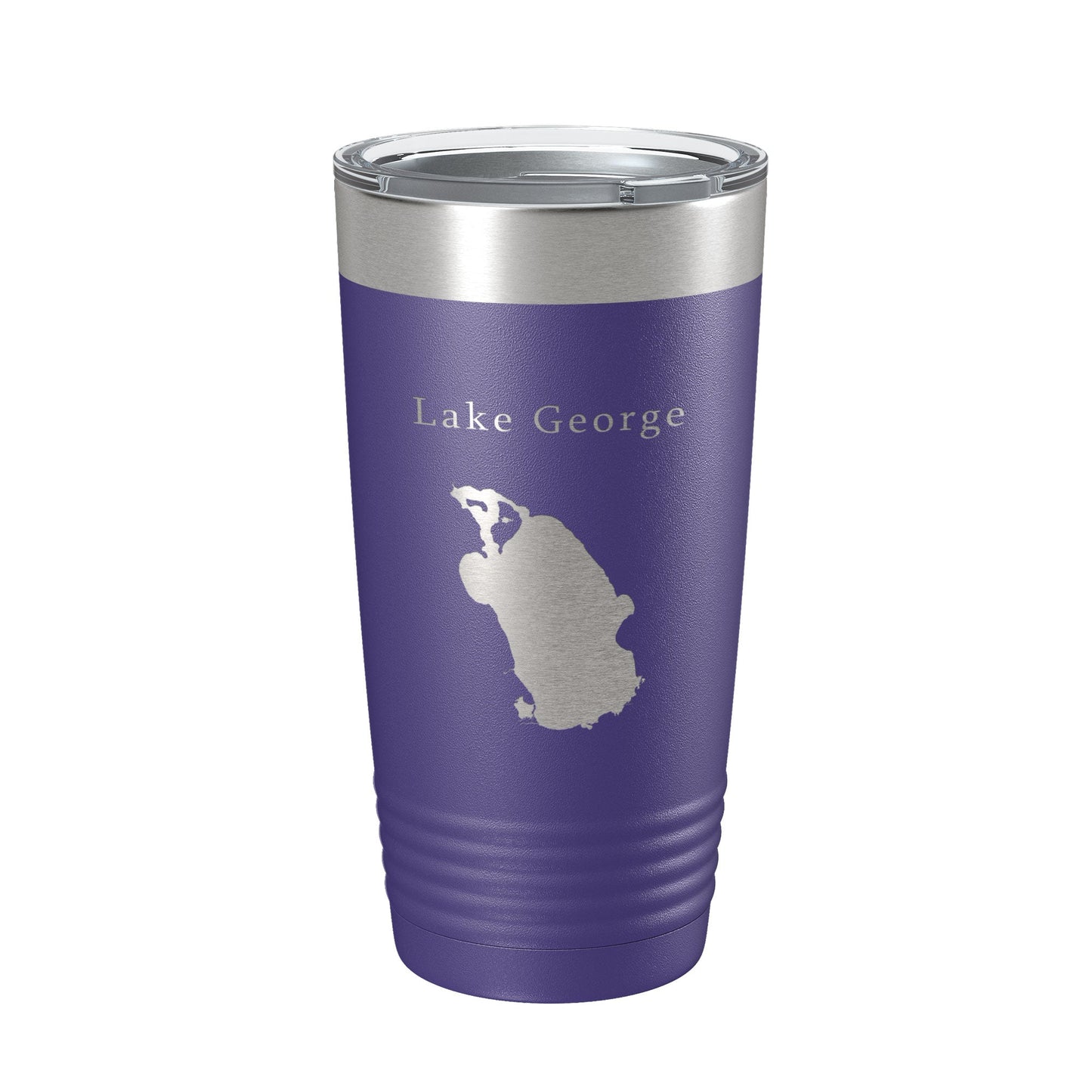 Lake George Map Tumbler Travel Mug Insulated Laser Engraved Coffee Cup Florida 20 oz-15