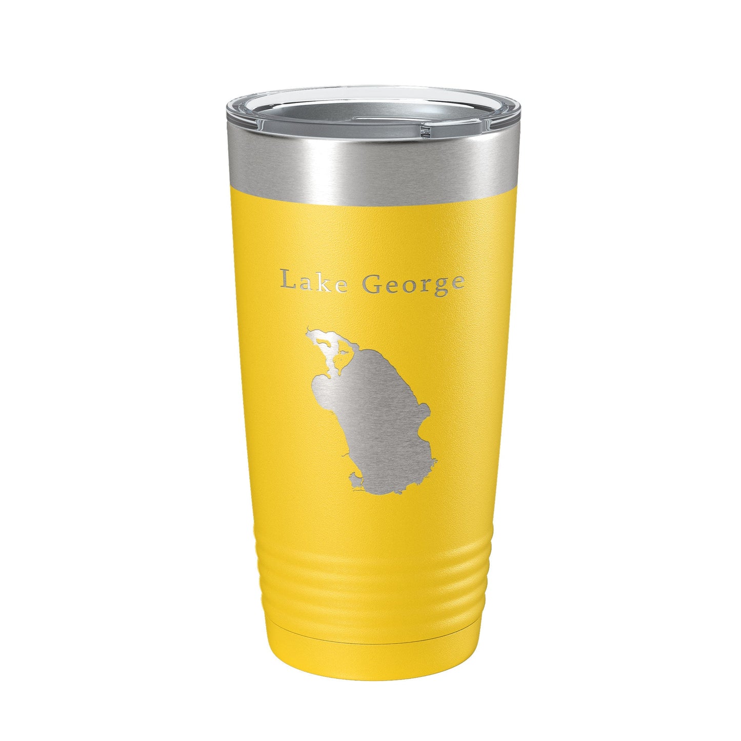 Lake George Map Tumbler Travel Mug Insulated Laser Engraved Coffee Cup Florida 20 oz-4