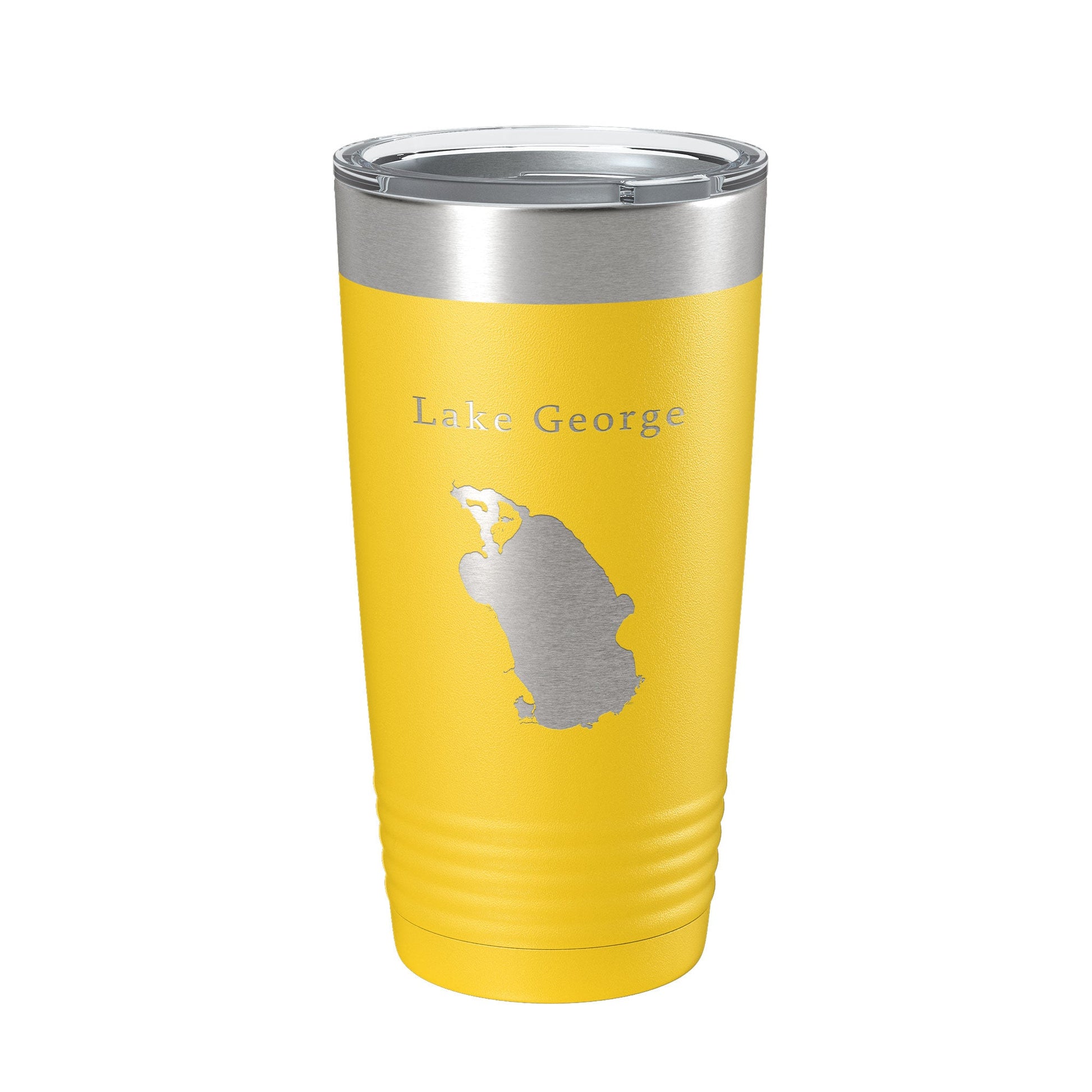 Lake George Map Tumbler Travel Mug Insulated Laser Engraved Coffee Cup Florida 20 oz-4