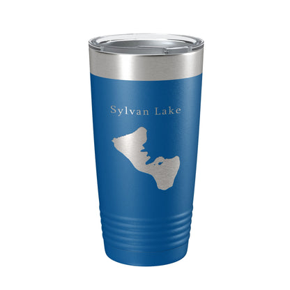 Sylvan Lake Map Tumbler Travel Mug Insulated Laser Engraved Coffee Cup Custer State Park South Dakota 20 oz-6