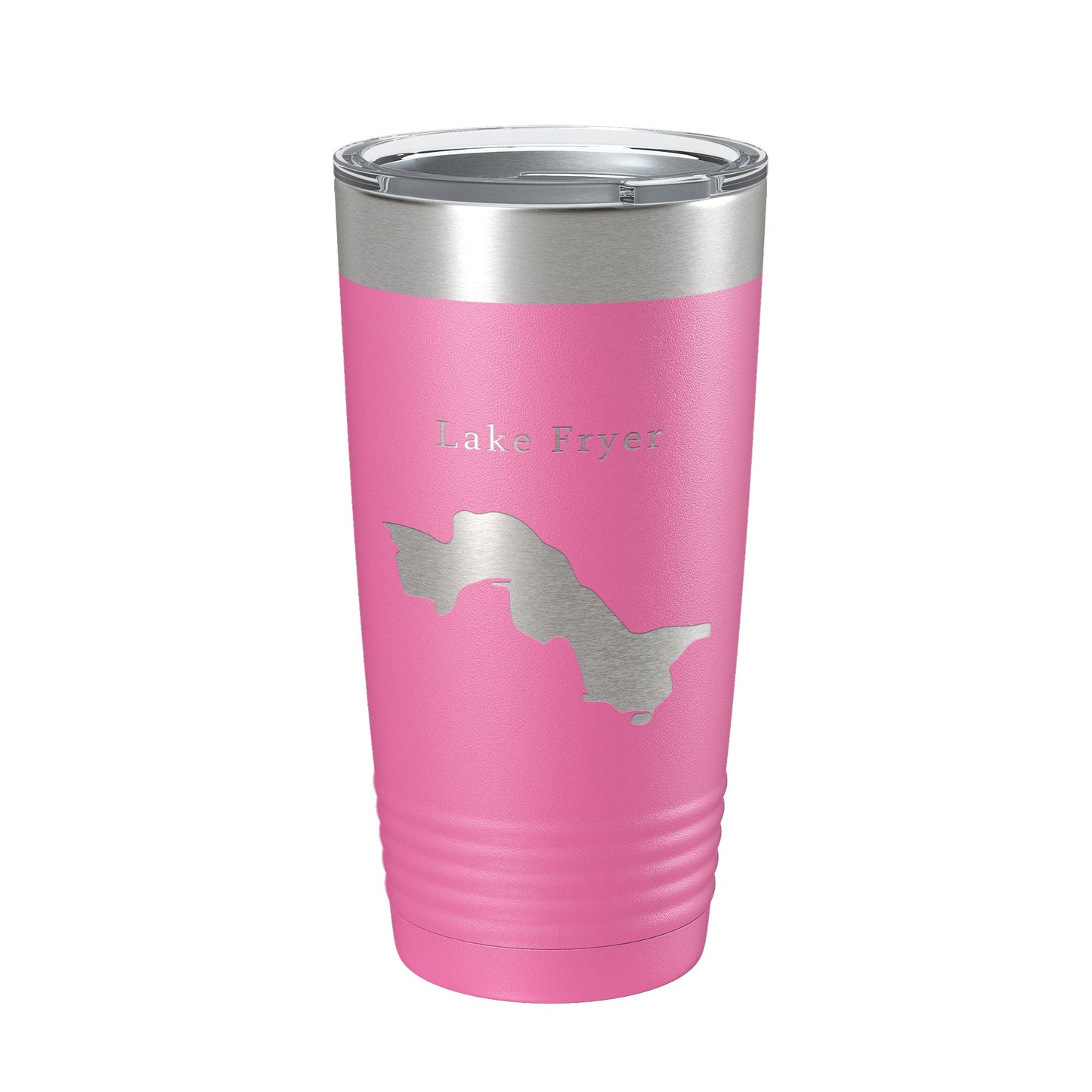 Lake Fryer Map Tumbler Travel Mug Insulated Laser Engraved Coffee Cup Texas 20 oz-11
