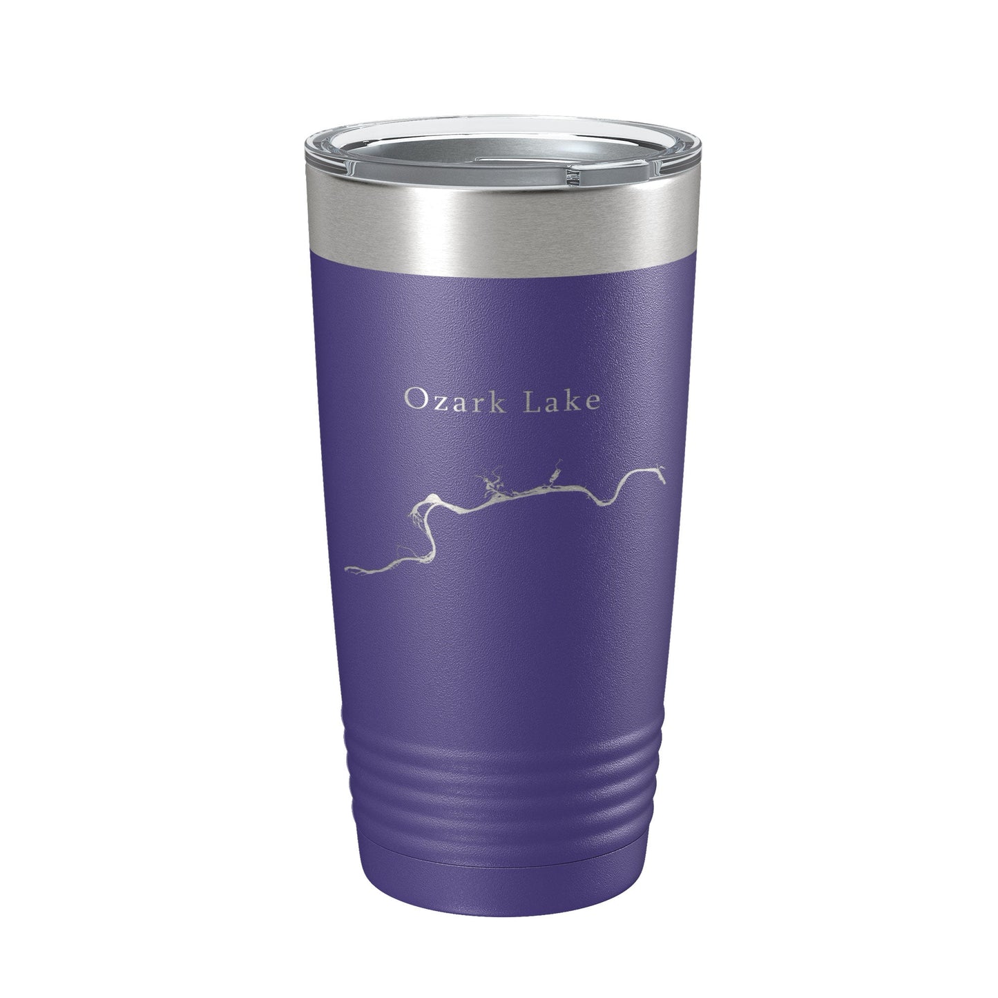 Ozark Lake Map Tumbler Travel Mug Insulated Laser Engraved Coffee Cup Arkansas 20 oz-15