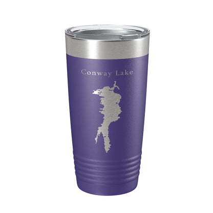 Conway Lake Map Tumbler Travel Mug Insulated Laser Engraved Coffee Cup New Hampshire 20 oz-15