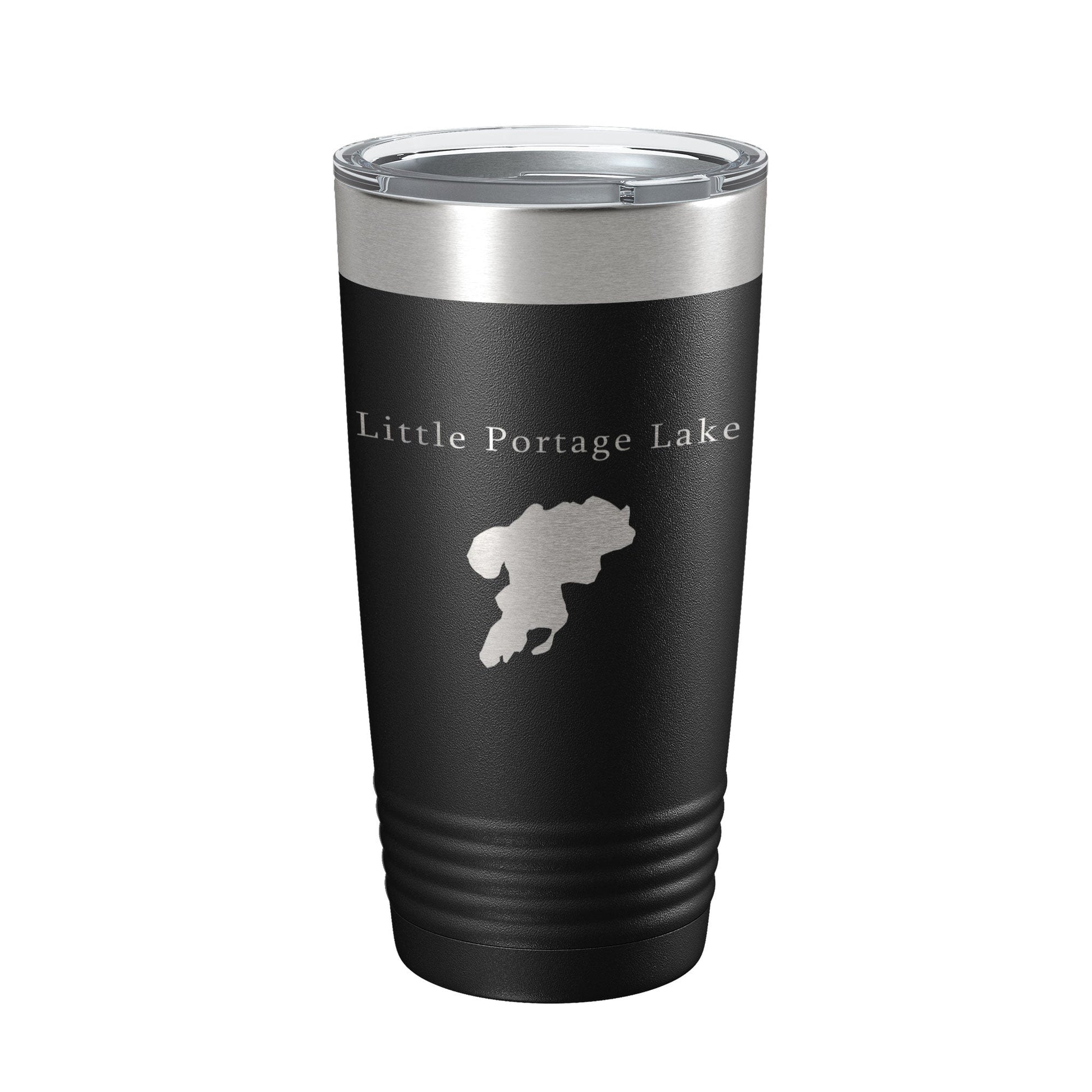 Little Portage Lake Map Tumbler Travel Mug Insulated Laser Engraved Coffee Cup Huron River Chain of Lakes Michigan 20 oz-5