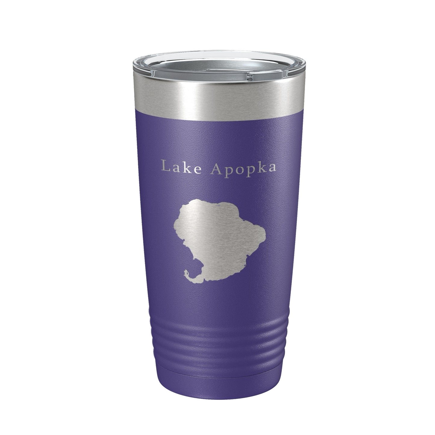 Lake Apopka Map Tumbler Travel Mug Insulated Laser Engraved Coffee Cup Florida 20 oz-15