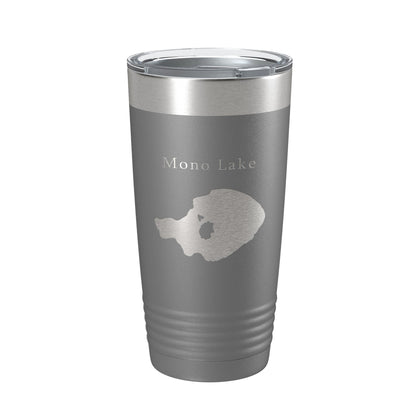 Mono Lake Map Tumbler Travel Mug Insulated Laser Engraved Coffee Cup California 20 oz-16